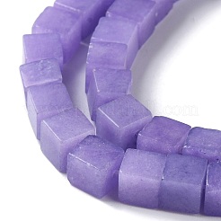 Natural Dyed White Jade Beads Strands&nbsp;G-Q008-C01-01E