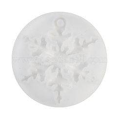 Christmas Snowflake DIY Silicone Pendant Molds&nbsp;DIY-A054-01D