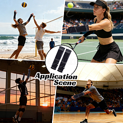 Acetate Fibre Volleyball Elbow Sleeves&nbsp;AJEW-CN0006-76