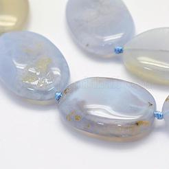 Natural Blue Lace Agate Beads Strands&nbsp;G-K202-14B