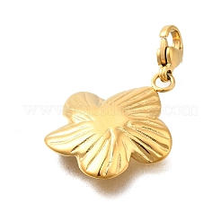 Flower 304 Stainless Steel Pendant Decorations&nbsp;STAS-R159-14G