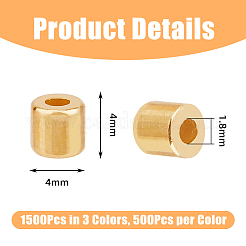 3 Bags 3 Colors CCB Plastic Spacer Beads&nbsp;KY-DC0001-23
