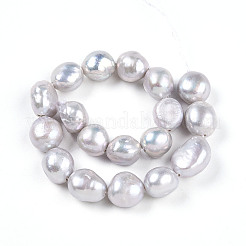 Natural Cultured Freshwater Pearl Beads Strands&nbsp;PEAR-N014-09B