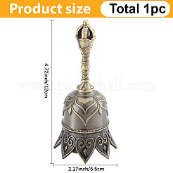 1Pc Alloy Hand Bell&nbsp;AJEW-GF0012-23AB