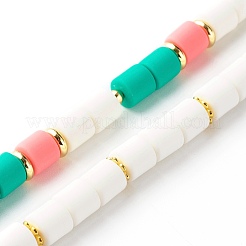 Handmade Polymer Clay Beaded Mobile Strap&nbsp;HJEW-JM00506