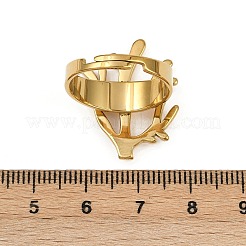 304 Stainless Steel Cuff Rings&nbsp;RJEW-D327-01G