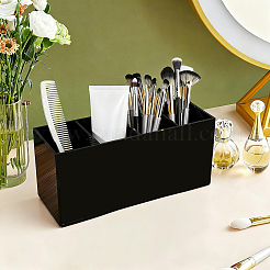 4-Compartment Acrylic Pen Holder&nbsp;AJEW-WH0696-818A