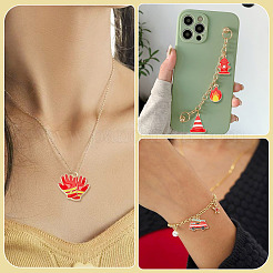 30Pcs 15 Styles Alloy Enamel Pendants&nbsp;FIND-TA0009-87