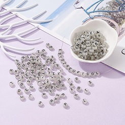 300Pcs Enamel Style Acrylic Beads&nbsp;SACR-YW0001-25