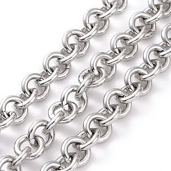 Tarnish Resistant 304 Stainless Steel Rolo Chains&nbsp;CHS-H013-07P