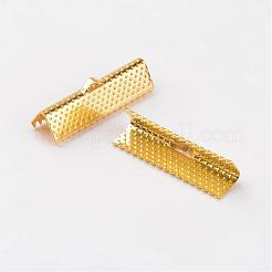 Iron Ribbon Crimp Ends&nbsp;E182Y-G