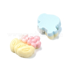 Macaron Color Opaque Resin Decoden Cabochons&nbsp;CRES-Q221-02K