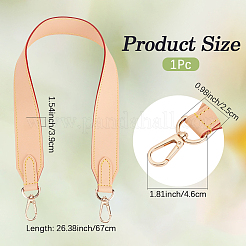 Double Face Cowhide Leather Long Bag Straps&nbsp;PURS-CL0001-49A
