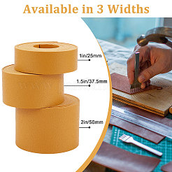 2M Flat Double Face Lychee Pattern Imitation Leather Band&nbsp;LC-WH0010-01B-05