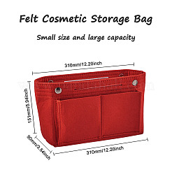 Custom Felt Tarp Zip Cosmetic Pouches&nbsp;GN-TAC0001-05E