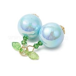 Acrylic Imitation Pearl Pendants&nbsp;PALLOY-MZ00835-03