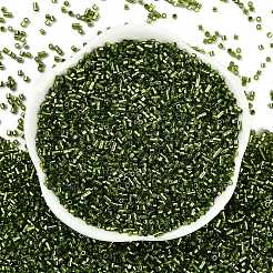 Baking Paint Silver Lined Glass Seed Beads&nbsp;SEED-H003-09D
