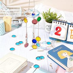 30Pcs Colored Glass Mosaic Tiles&nbsp;DIY-OC0009-45F