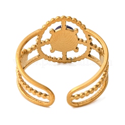 Natural Lapis Lazuli Finger Rings&nbsp;RJEW-Q822-04G-01