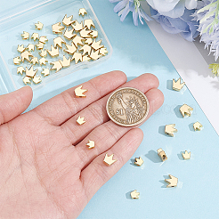 50Pcs 2 Styles Brass Beads&nbsp;KK-BBC0027-41