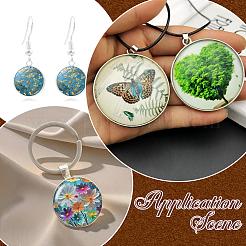 20Pcs 304 Stainless Steel Pendant Cabochon Settings&nbsp;STAS-BBC0010-67P-02