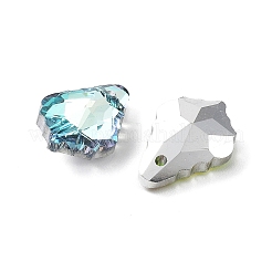 AB Color Plated Electroplate Glass Pendants&nbsp;X-EGLA-O003-06C-M