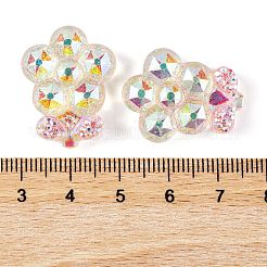 Transparent Epoxy Resin Flower Decoden Cabochons&nbsp;CRES-M034-06D
