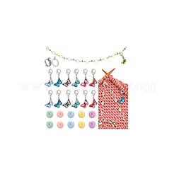 35Pcs Butterfly & Flower DIY Knitting Tool Sets&nbsp;HJEW-NB00055