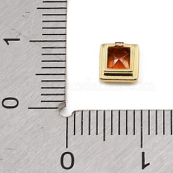 Brass Pave Cubic Zirconia Cabochons&nbsp;CU-CBA30E8-05G-02
