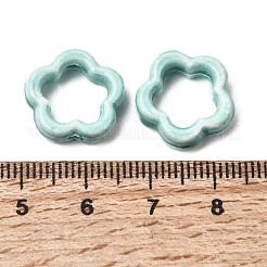 Flower Hollow Glazed Porcelain Bead Frame&nbsp;PORC-A034-09A