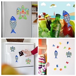 4Pcs 4 Styles Melamine Bottle Opener Fridge Magnet&nbsp;AJEW-CJ0001-54