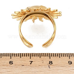 304 Stainless Steel Cuff Rings for Women&nbsp;RJEW-P174-01G