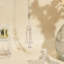 2Pcs Glass Teardrop Pendant Decorations&nbsp;FIND-CA0007-58