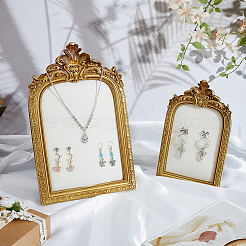 2Pcs 2 Styles TPR Covered with Velvet Necklace Display Photo Frames&nbsp;NDIS-SP0001