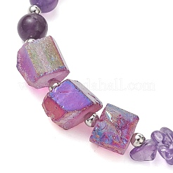 4Pcs Natural & Synthetic Mixed Gemstone Beaded Bracelets for Women&nbsp;BJEW-TA00713
