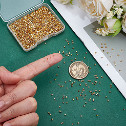 3000Pcs Brass Crimp Beads&nbsp;KK-ME0003-36