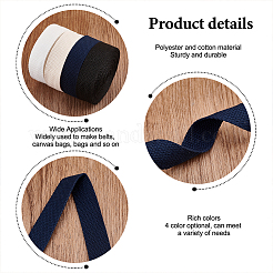 4 Rolls 4 Colors Polyester Ribbon&nbsp;OCOR-PH0001-72