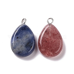 Natural & Synthetic Mixed Gemstone Pendants&nbsp;G-M395-06