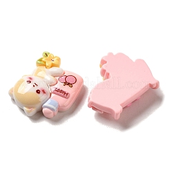Bath Kitten Resin Decoden Cabochons&nbsp;RESI-E053-05