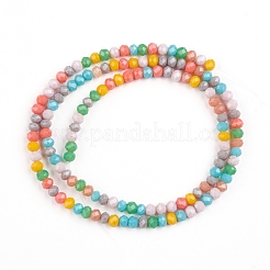 Faceted Glass Beads Strands&nbsp;GLAA-G074-B03