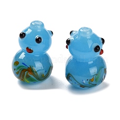 Handmade Lampwork Beads Strands&nbsp;LAMP-A005-04B