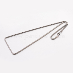 Tarnish Resistant 304 Stainless Steel Snake Chain Necklaces&nbsp;STAS-M174-005P-2.4