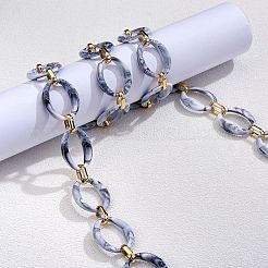 Handmade Imitation Gemstone Style Link Chains&nbsp;AJEW-J034-01D