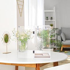 Rotatable Acrylic Necklace Hanging Organizer Storage Boxes&nbsp;ODIS-WH0079-025