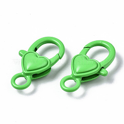 Spray Painted Eco-Friendly Alloy Lobster Claw Clasps&nbsp;X-PALLOY-T080-04-NR