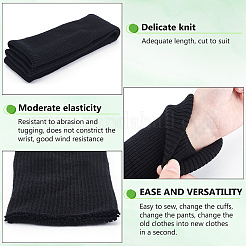 1Pc Polycotton Ribbing Fabric for Cuffs&nbsp;OCOR-BC0007-83A