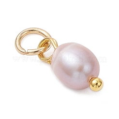 Natural Cultured Freshwater Pearl Rice Charms&nbsp;PALLOY-JF04841