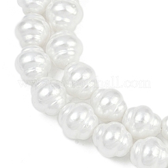 Electroplate Porcelain Imitation Pearl Baroque Beads Strands&nbsp;BSHE-Z009-05