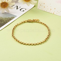 304 Stainless Steel Rolo Chain Bracelets&nbsp;BJEW-JB06447-03