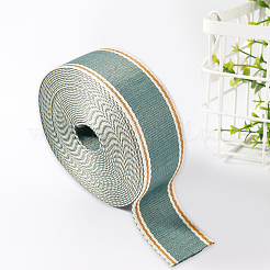  6.25 Yards Polycotton Striped Twill Ribbons&nbsp;SRIB-CY0001-09B